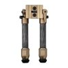 Bipod karbonowy Linko Gear HB-C02M na picatinny i ARCA brązowy